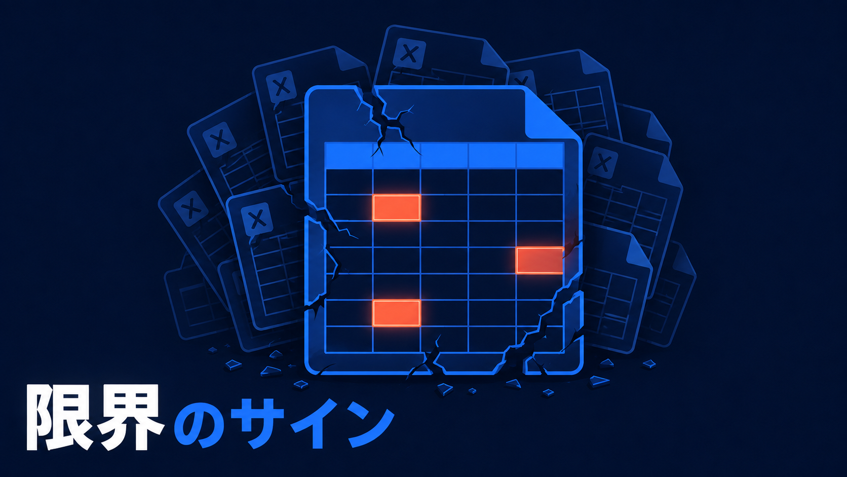 Excel管理が限界になる7つのサイン｜システム化を考えるタイミングのサムネイル画像