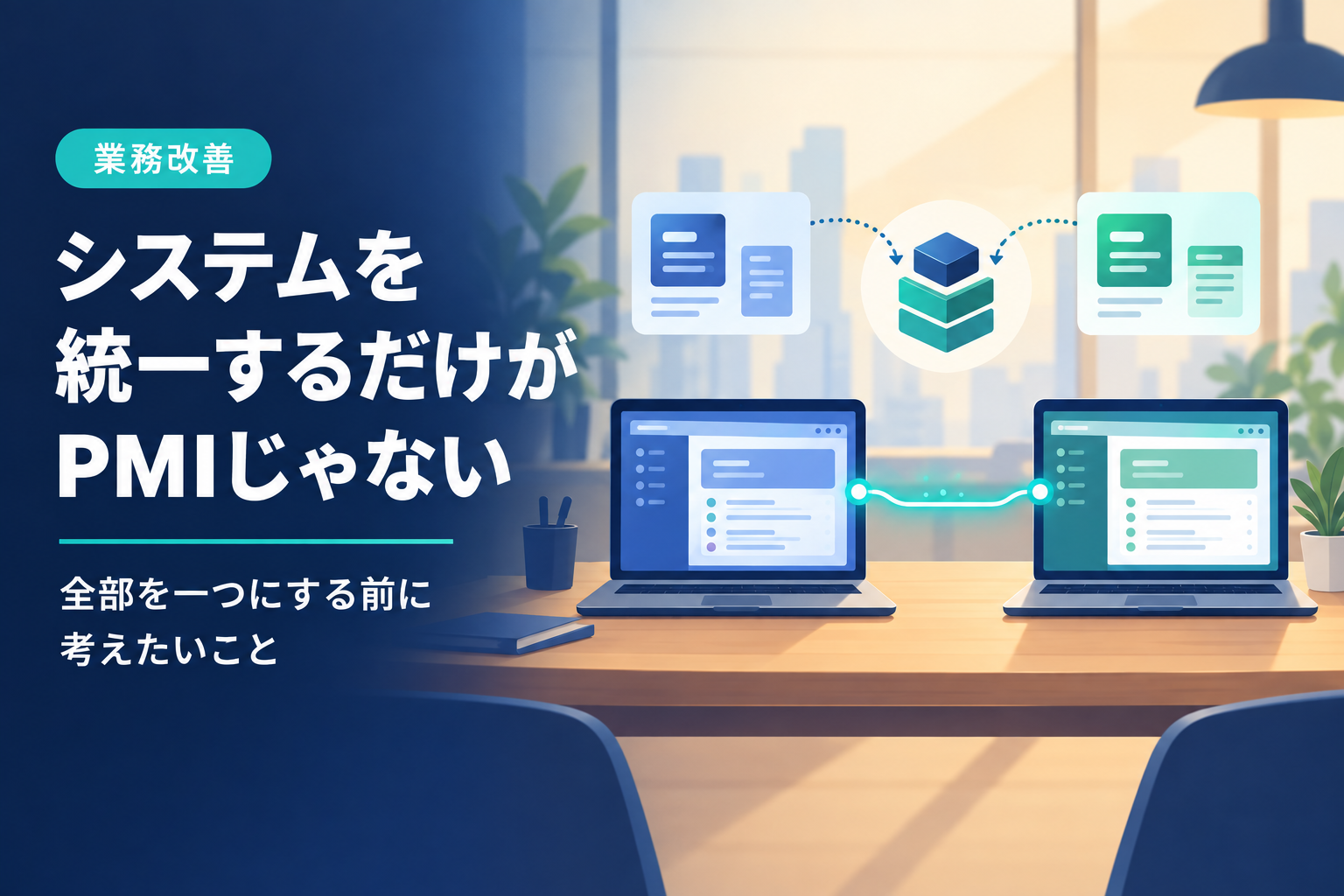 M&A後のシステム統合は、「全部を一つにする」ことではない。のサムネイル画像