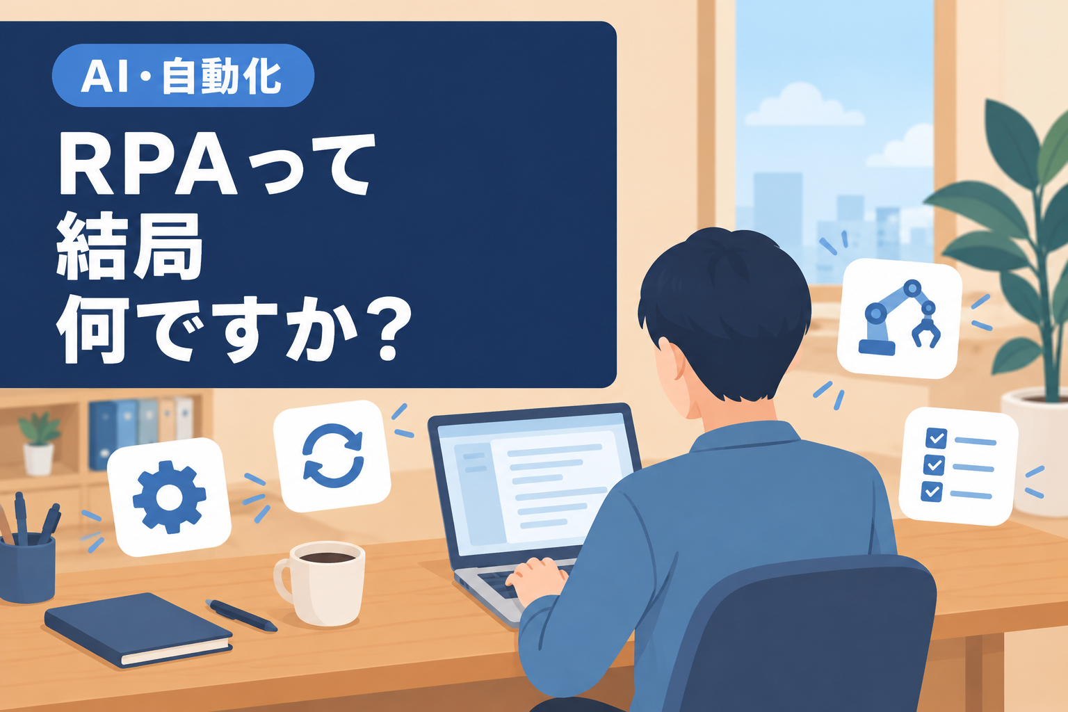 RPAってなに？ APIやAIがある今でも、RPAが必要な仕事のサムネイル画像